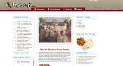 Desktop Screenshot of murdermystery.host-party.com